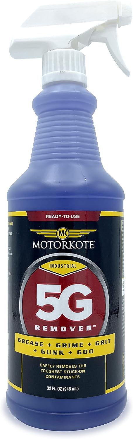 MotorKote Industrial 5G Spray (Grease Grime Grit Gunk & Goo) | 32oz., Single