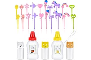 26 Pcs Lunch Bento Soy Sauce Case Container 5 Mini Plastic Squeeze...