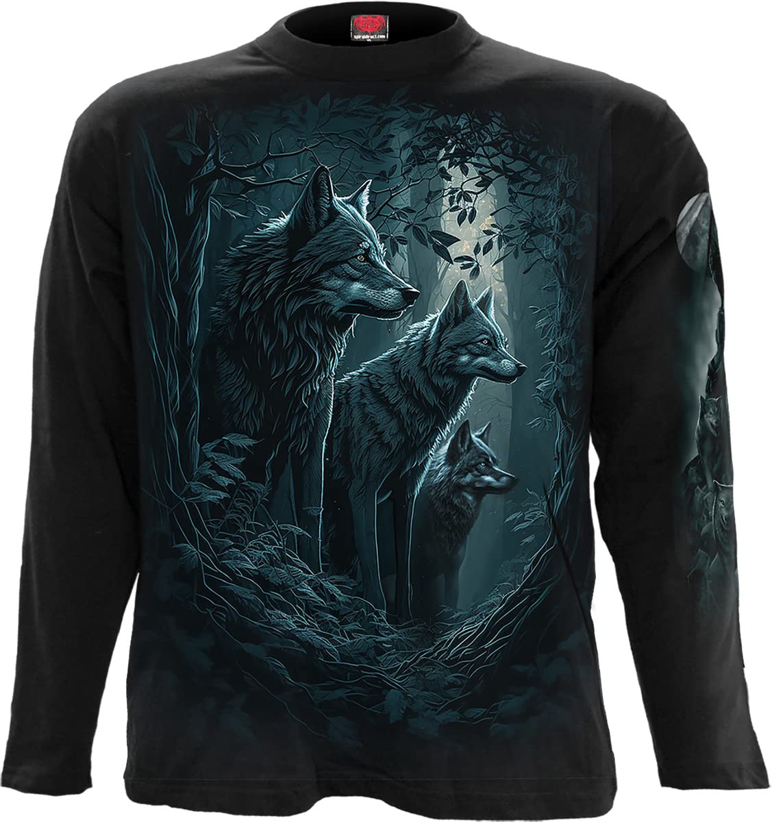 Spiral - Forest Guardians - Longsleeve T-Shirt Black - XL
