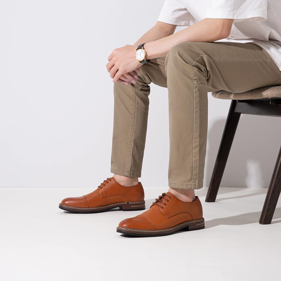 The 5 Best Tan Dress Shoes for Men | Amberjack Selling these tan dress shoes! Brand new and Beautiful!! display picture 1
