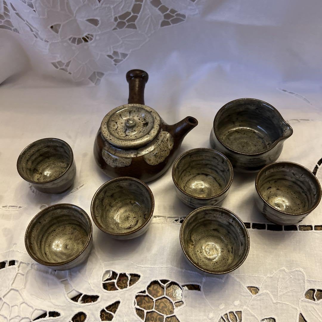 茶道具　煎茶道具　小鹿田焼　在銘箱有店じまいSALE中 Amazon.co.jp: 茶道具 煎茶道具 小鹿田焼 在銘 箱有