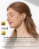 TOZO NC20 Pro Écouteurs Bluetooth sans Fil, ANC Hybride, Son Hi-Res LDAC - 2