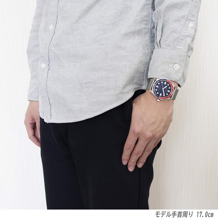 Amazon.co.jp: スカーゲン 腕時計 SKAGEN Fisk フィスク ネイビー