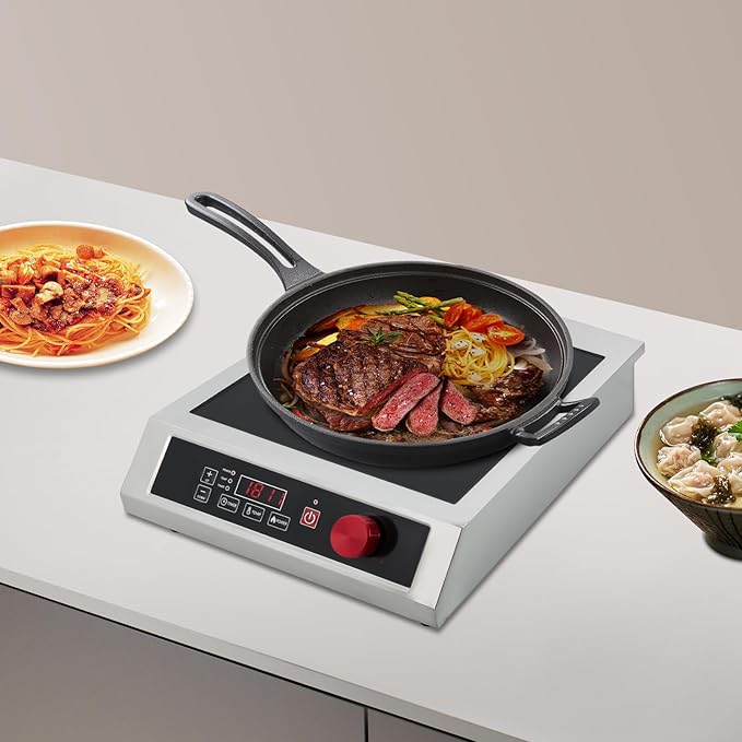 Estufa Vitrocerámica 1 Puesto 43 cm De piso 110V miniatura 5