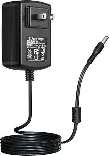 Adaptador de fuente de alimentación de CA de 100-240 V a CC de 12 V 2 A enchufe de 0217in x 0083in para cámara CCTV DVR NVR tira de luz LED