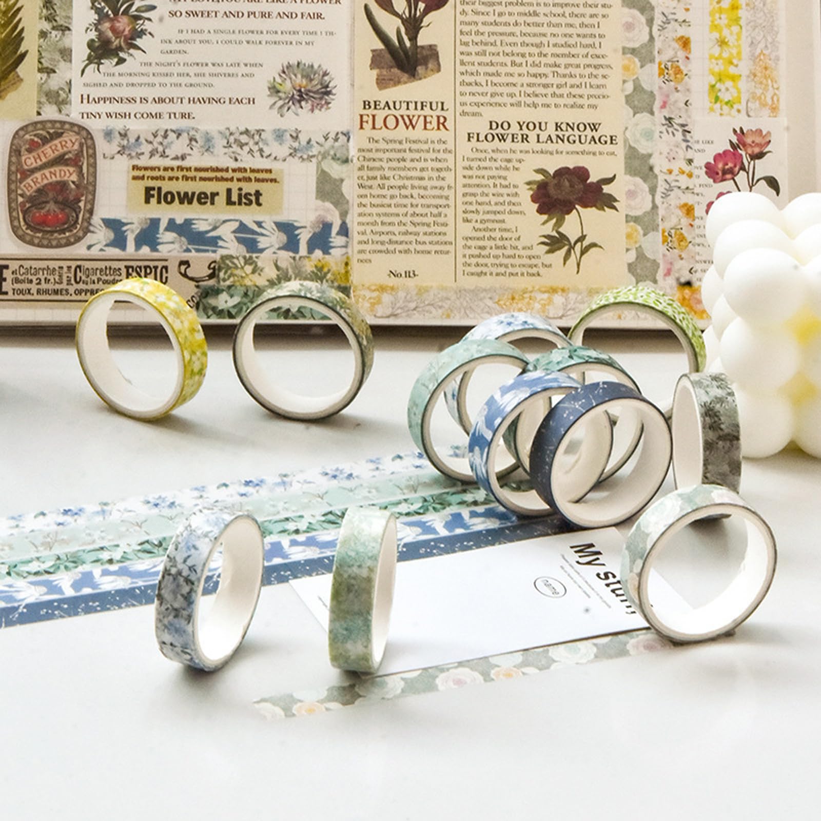 20 Rotoli Nastri Washi Halloween Washi Tape Nastro Washi di Mascheratura Decorativo Nastro Adesivo Ragni Zucche Pipistrello per Artigianato Scrapbooking Pianificatori Fai da te Confezioni Regalo