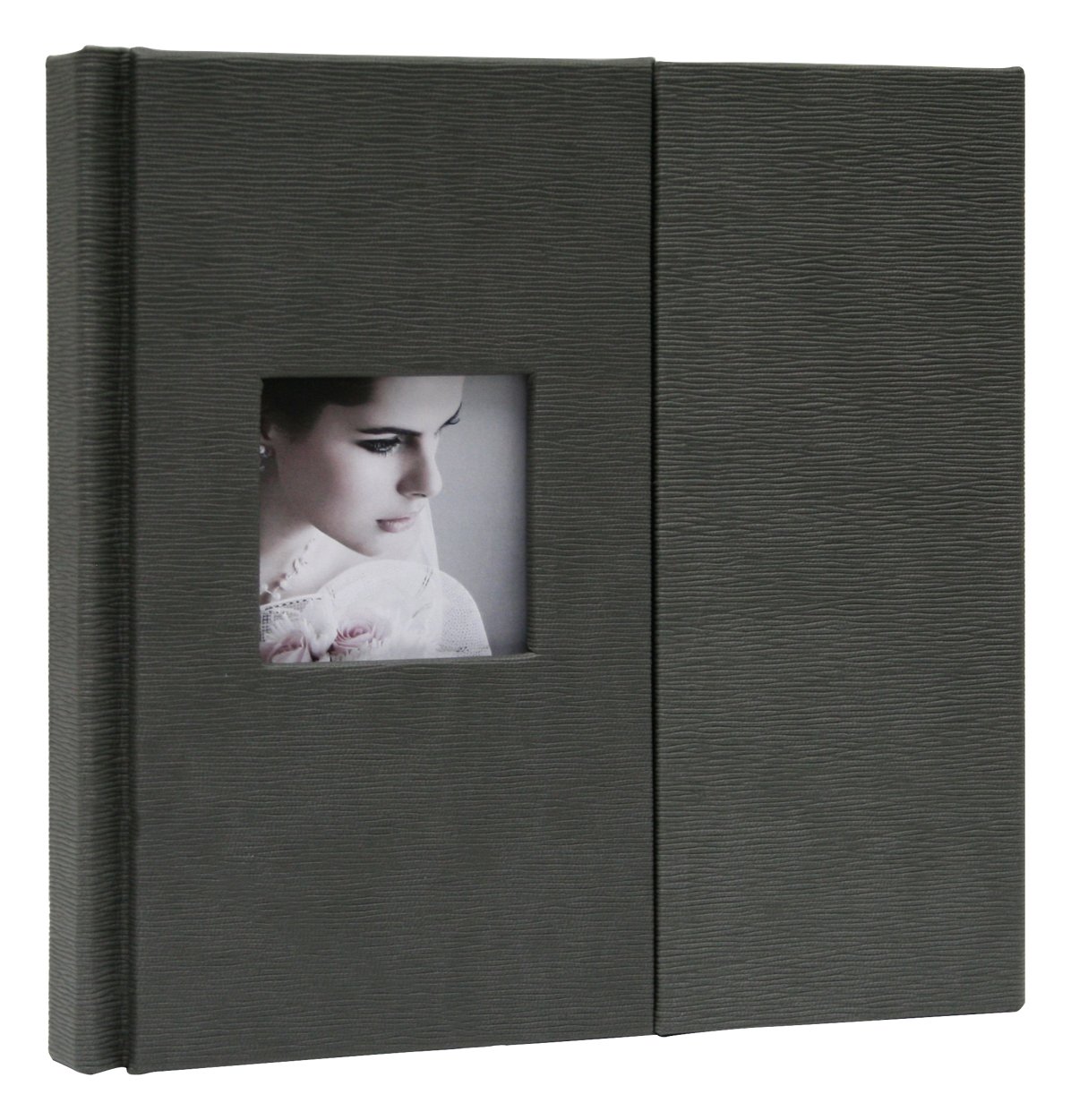 Deknudt a66ed724ph 20, 0X20, 0 Photo Album – Faux Leather Photo Box or 21.2 x 20.5 x 2.5 cm, Grey