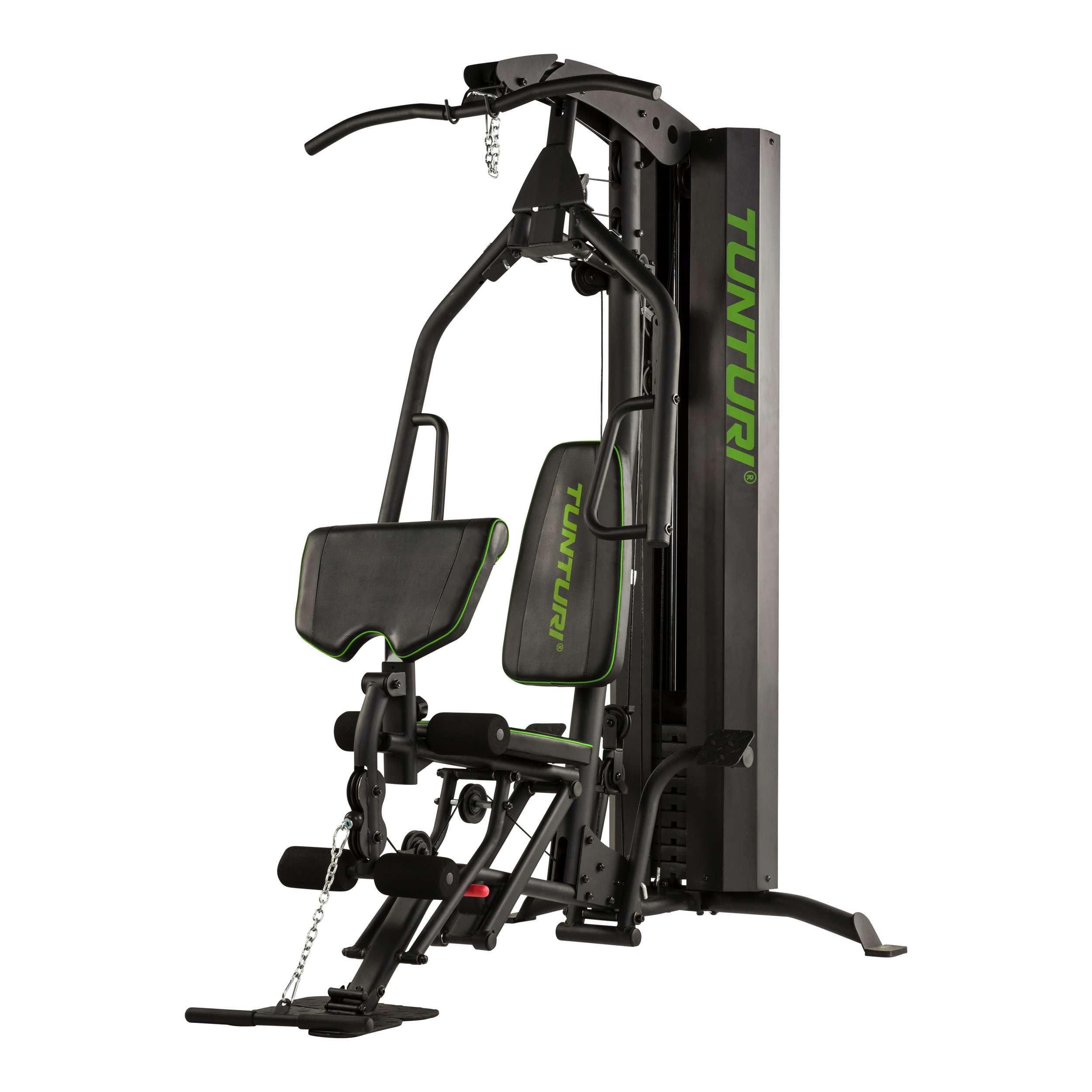 Tunturi HG60 Kraftstation für Zuhause - Multifunktions-Homegym mit Gewichten 7-70kg - Multigym, Fitnessstation mit Beinpresse, Krafttraining Ganzkörper