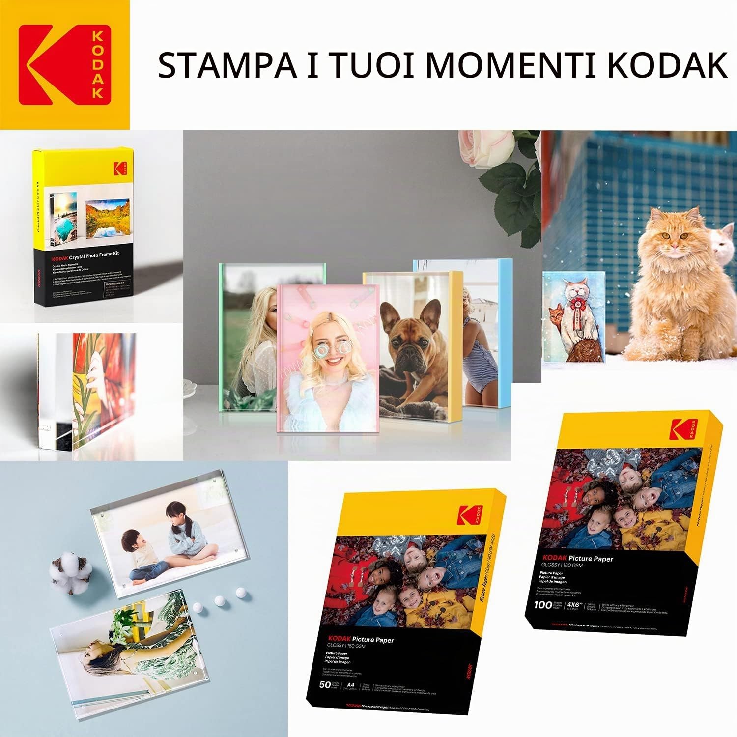 KODAK Ultra Premium Photo Paper Lucida 13x18 cm 280g/m² 20 Fogli
