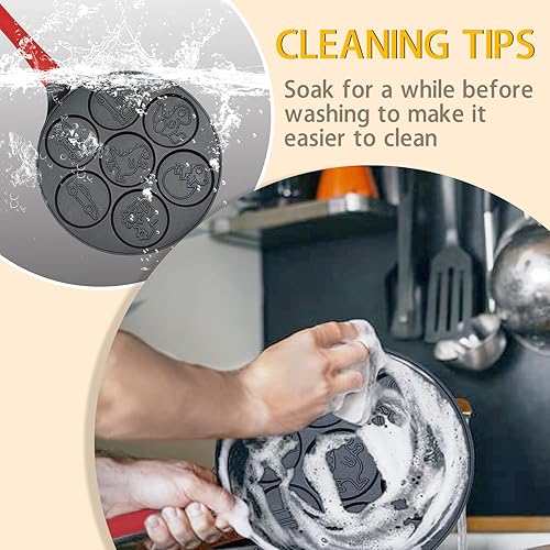 Miniatura 5 de Sartén para panqueques de dinosaurio para niños sartén de huevos máquina para hacer gofres olla de huevos fritos parrilla antiadherente para