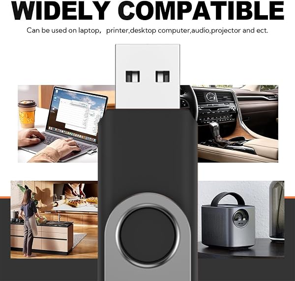 16GB Memory Stick 3 Pack, KROCEUS USB Flash drive 2.0 Swivel Thumb Drives Data Storage Jump Drive Zip Drive USB Sticks External Devices with Led Indicator and Lanyard - 3
