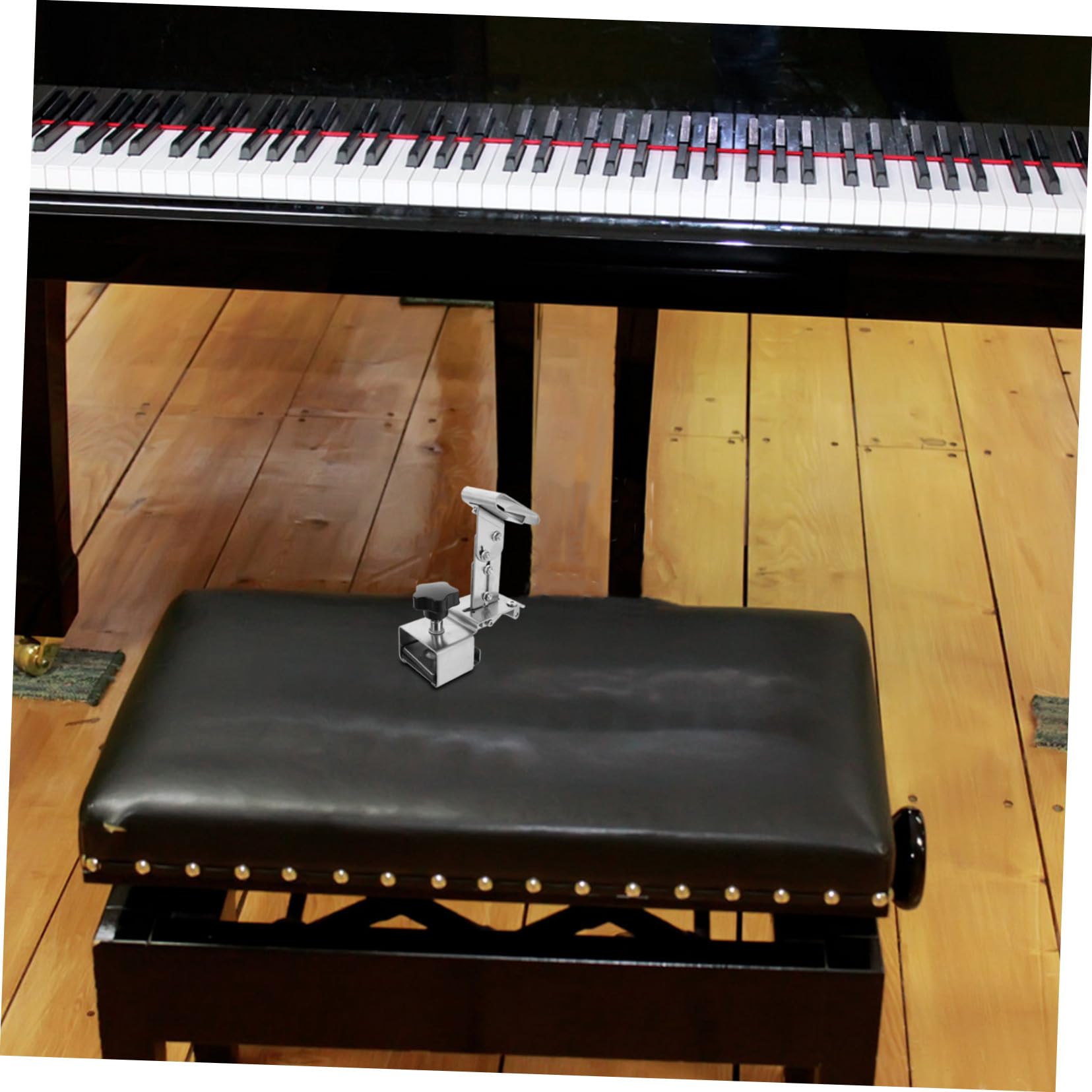 PRETYZOOM Elevador de Pedal de Piano Ajustable Extensor de Altura para Práctica Musical Infantil Ayuda Portátil para Piano y Teclado Incluye Espaciadores de Pedal