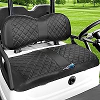 Vista 13 de EZGO Funda de Asiento, Funda de Asiento Delantero para Carrito de Golf Compatible con EZGO TXT 1994-2013 y EZGO RXV OEM Cojín de Asiento Ordinario