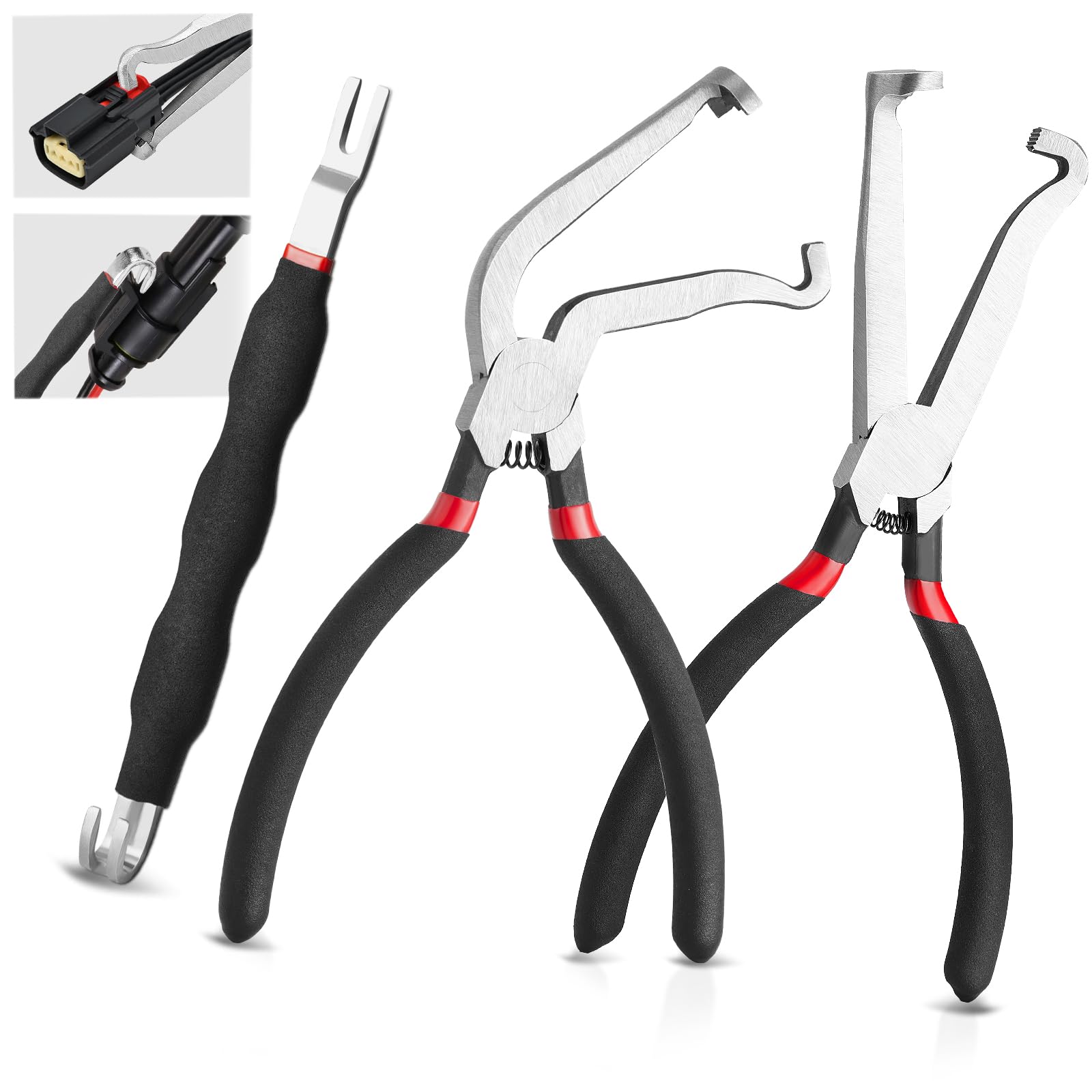 3 Pcs Electrical Disconnect Pliers, Fuel Line Disconnect Tool