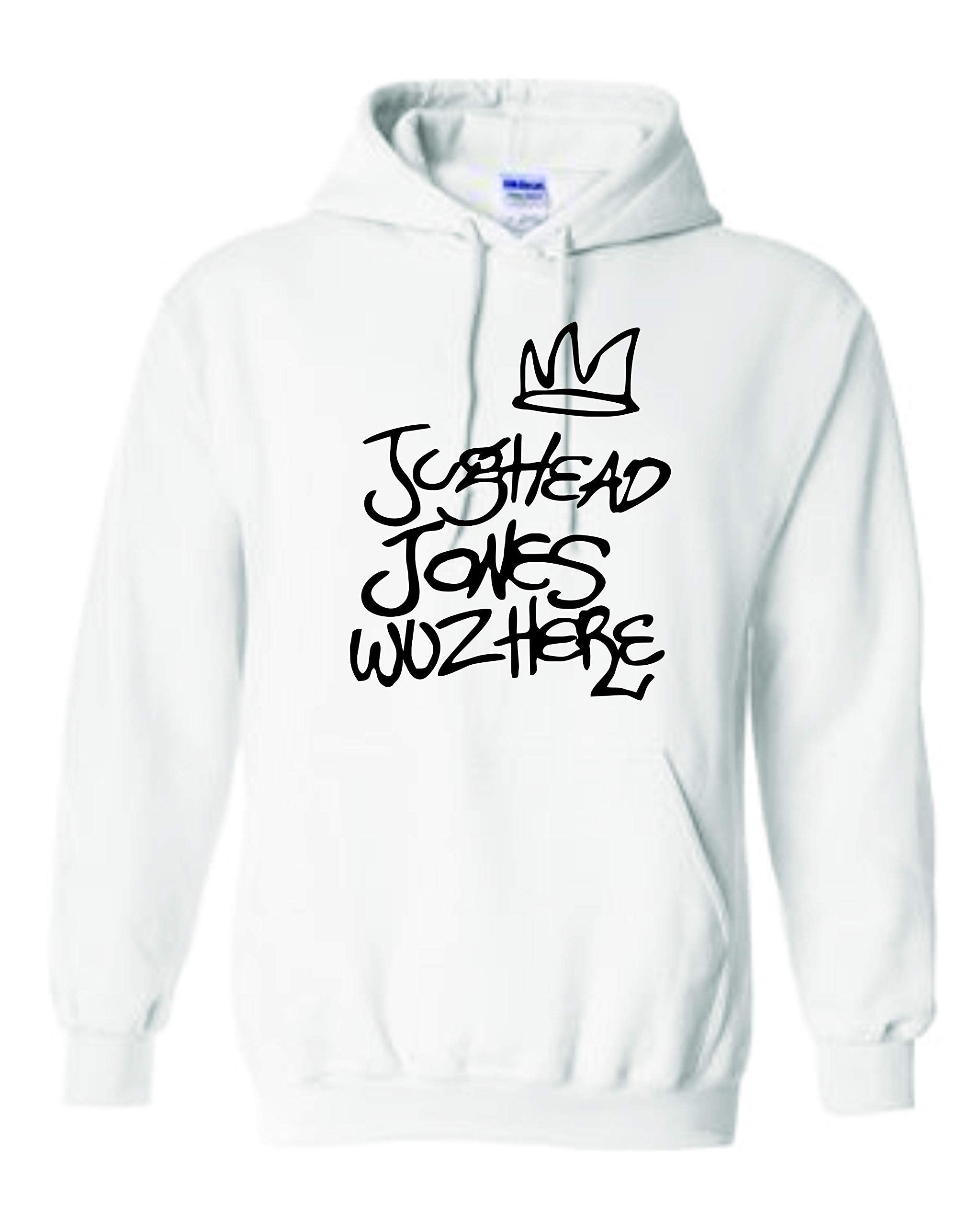 Jug Head Jones Wuz Here Unisex White Hoodie