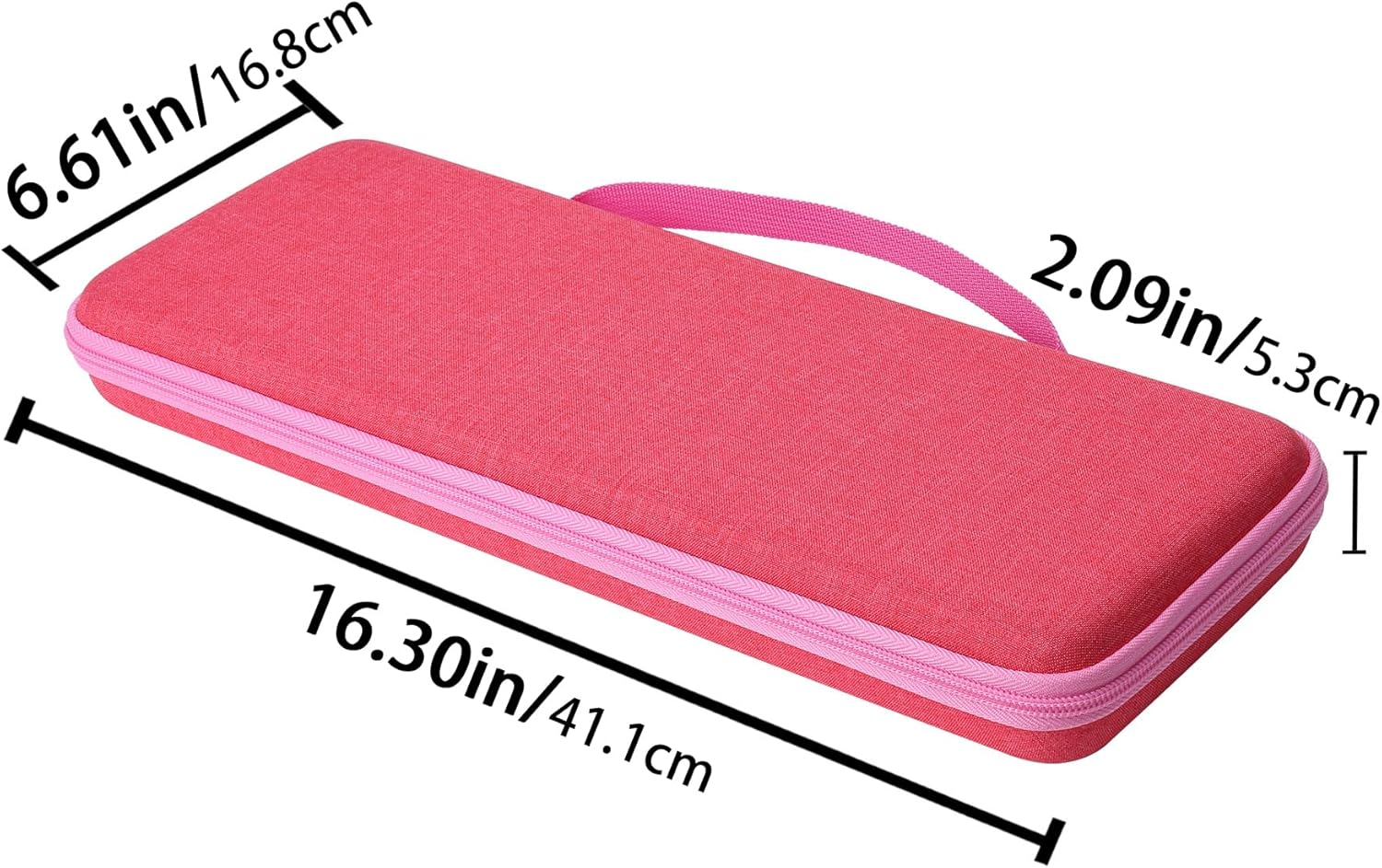 Aenllosi Hard Carrying Case Compatible with Logitech POP ICON Combo/POP Keys Mechanical Wireless Keyboard (Pink)(Case Only) - Image 6