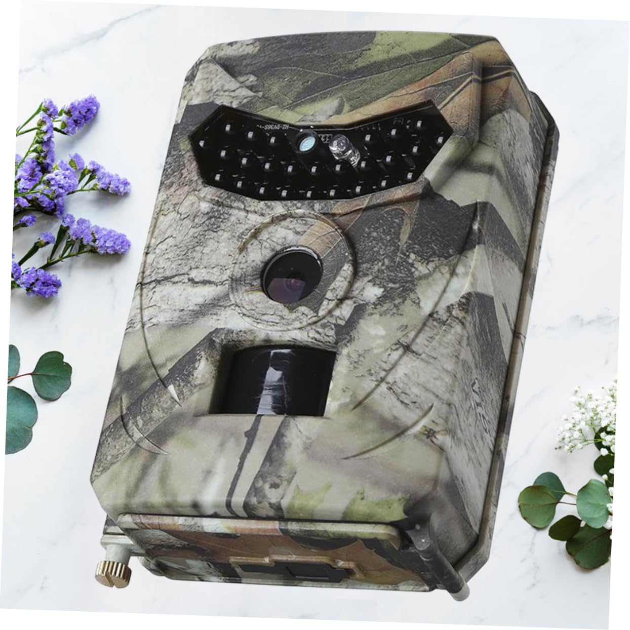 TOYANDONA Caméra de Chasse Détection Pir 110° 1080p 26 LED IR Étanche Ip56 Vision Nocturne Infrarouge Plastique Solide pour Surveillance Extérieure et Sécurité de Ferme