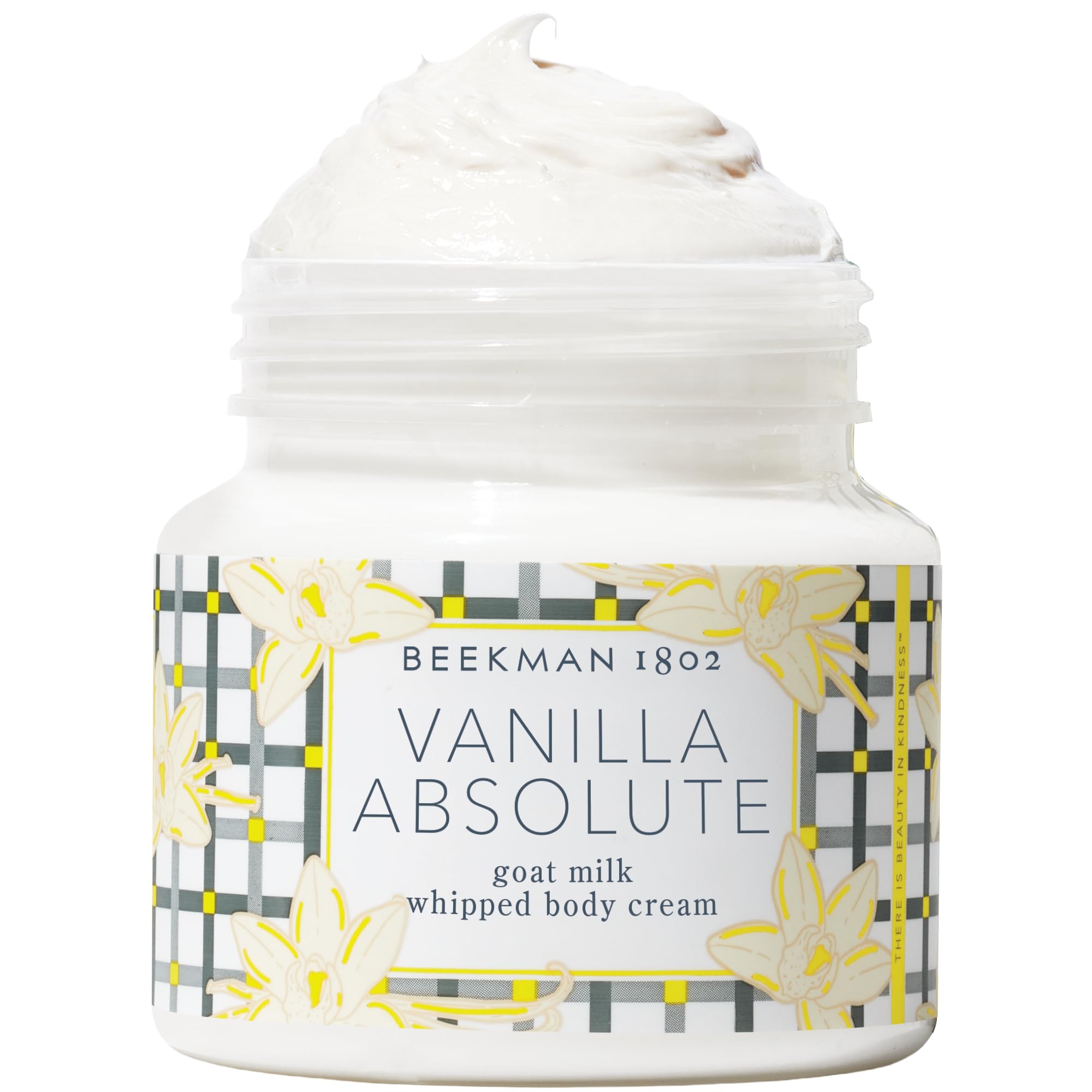 Beekman 1802Whipped Body Cream, Vanilla Absolute - Scented - 8 oz - Intensely Hydrating & Softens Skin - With Goat Milk - Good for Sensitive Skin - Cruelty Free