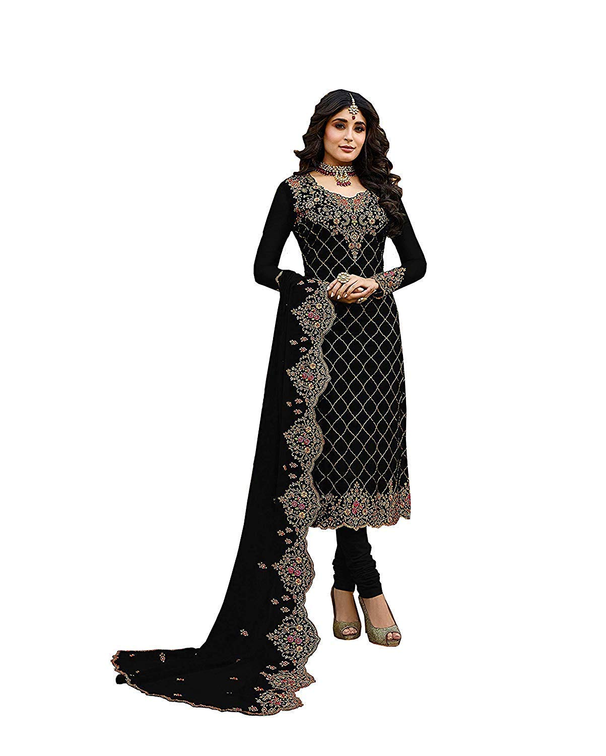 Indiano Pakistano Etnico Indossare Pantaloni Pantaloni Abiti Designer Pronto da Indossare Cotone Salwar Kameez Dress