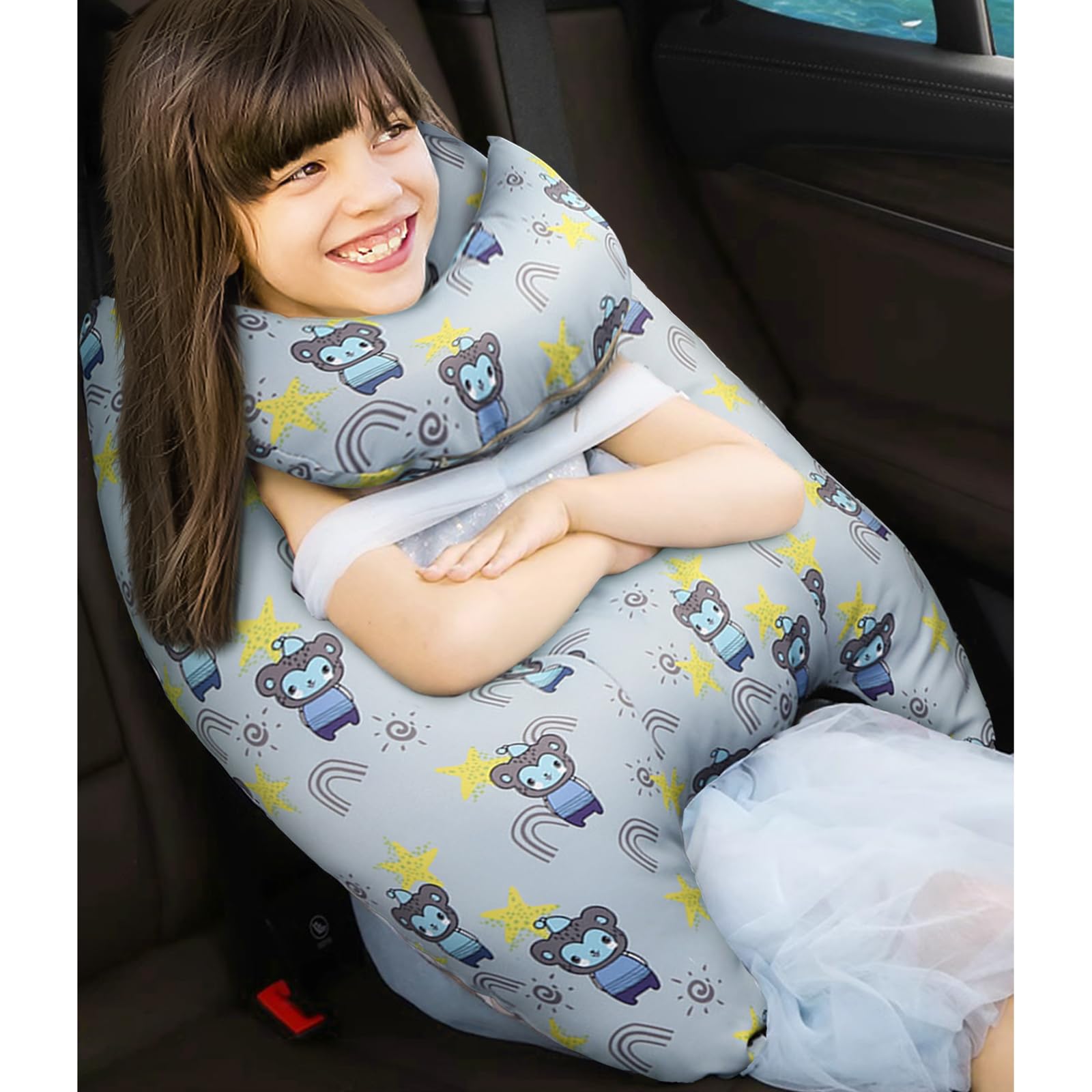Siège enfant pour poupées, siège de voiture pour animaux en peluche, bureau réaliste, clip d'aération de voiture, siège de voiture en peluche pour ou table