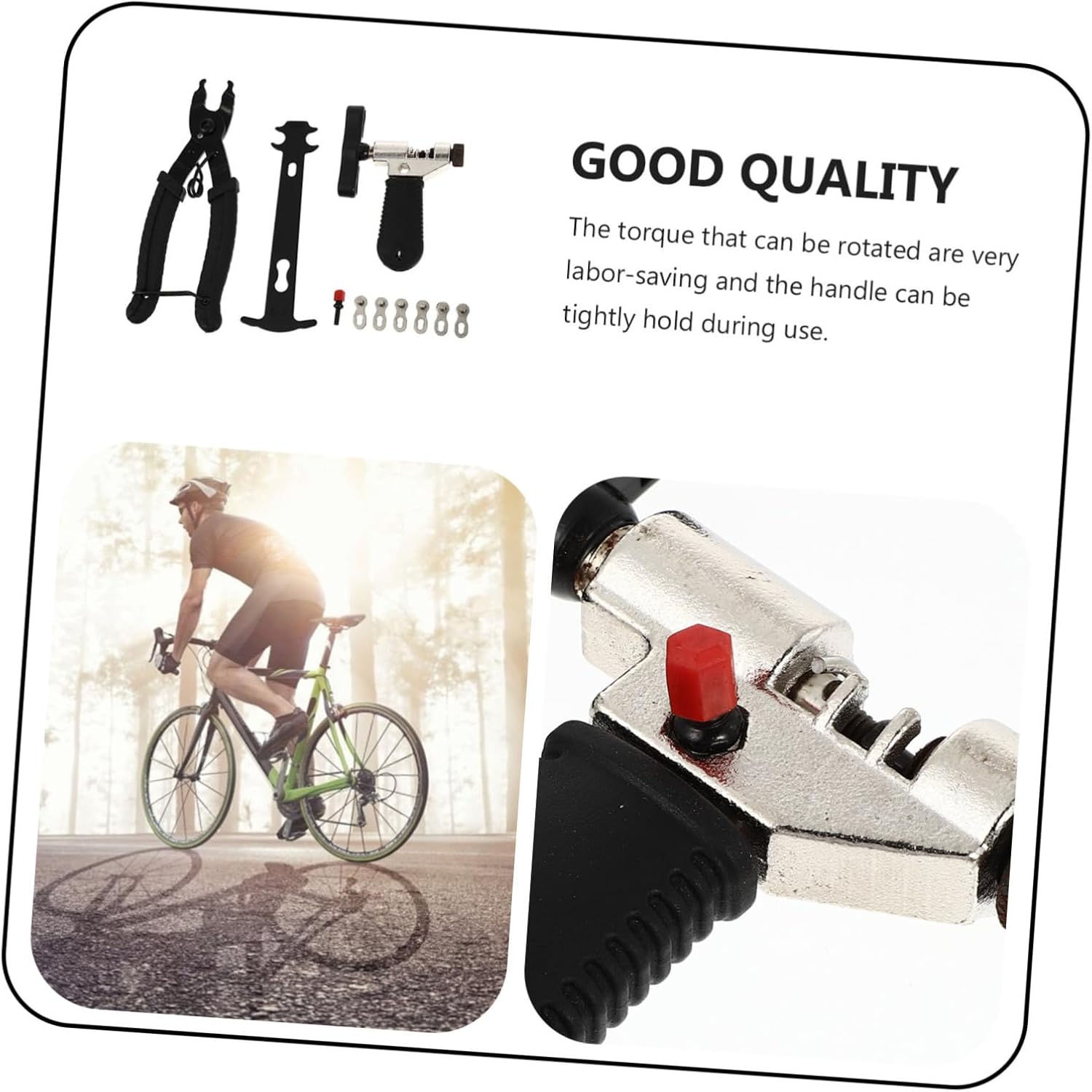 1set Multi-Function Bike Chain Repair Tool Chain Breaker and Detacher Accessories for Mountain and Road