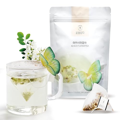 Miniatura 9 de KKOKDAM Bolsas de té coreanas, bolsas de té de mariposa de acacia, té sin cafeína, regalos de té únicos, juegos de té elegantes, tés coreanos,