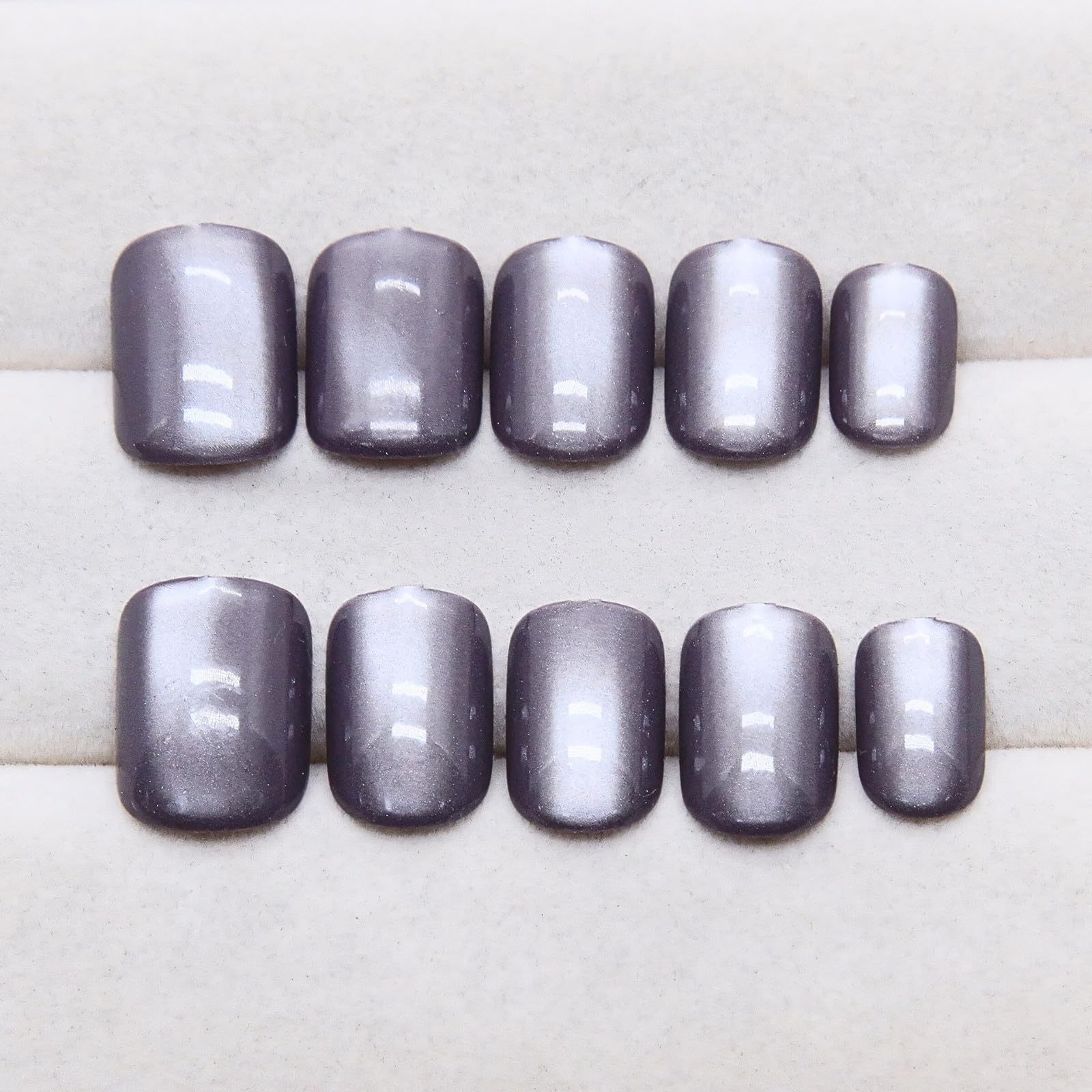 Amazon | COLORBIRD ネイルチップ ショート 24枚 マグネットネイル