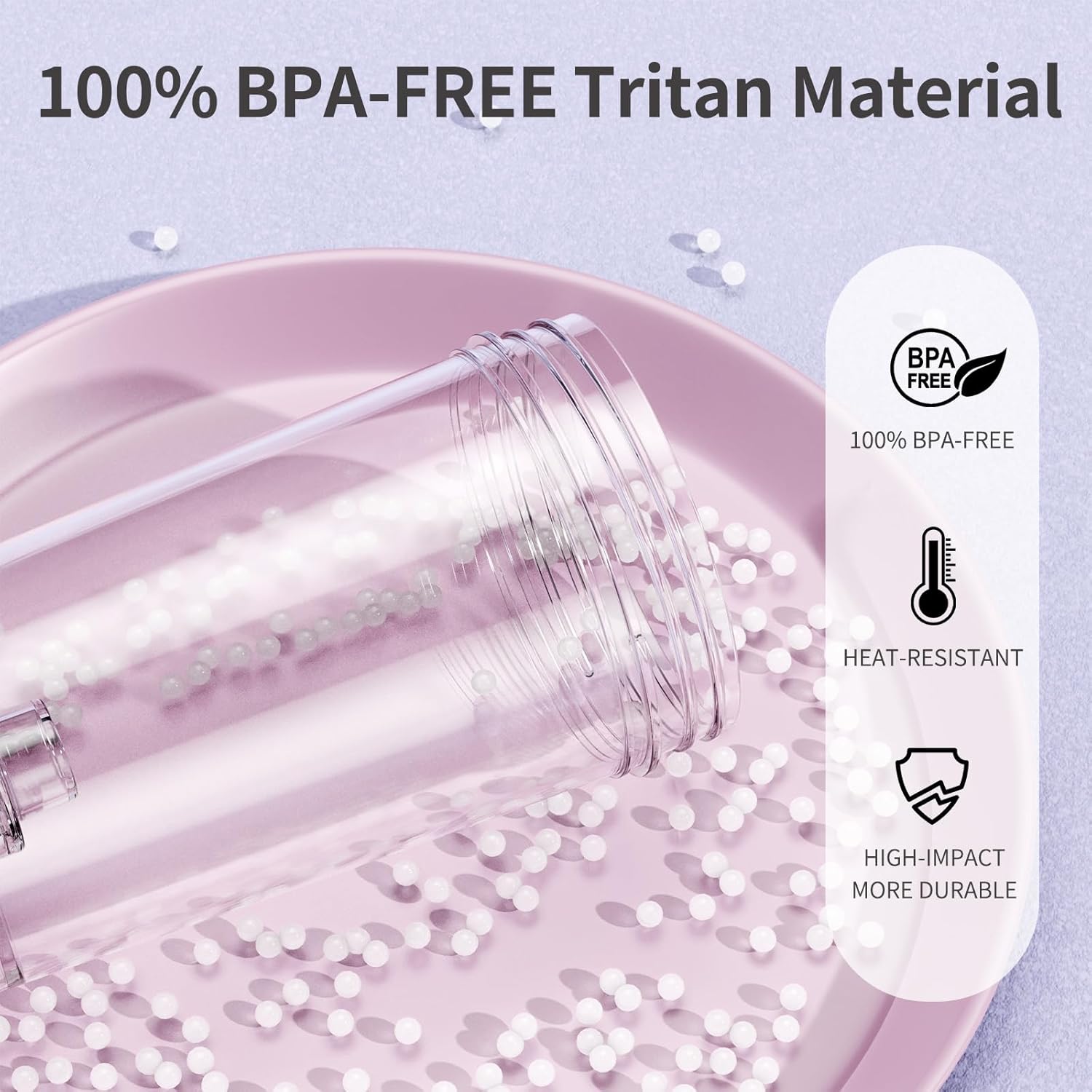 PROCHAIN Electric Protein Shaker Bottle, Shaker Cups for Protein Shakes, Portable Mixer Cup for Sports Nutrition, BPA-Free Tritan, 22oz - Image 2