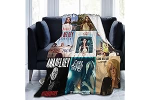 Ultra Soft and Cozy Lana Del Rey Fleece Blanket for True Fans