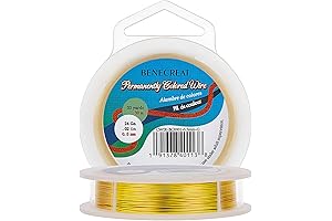 BENECREAT 24 Gauge Gold Solder Wire
