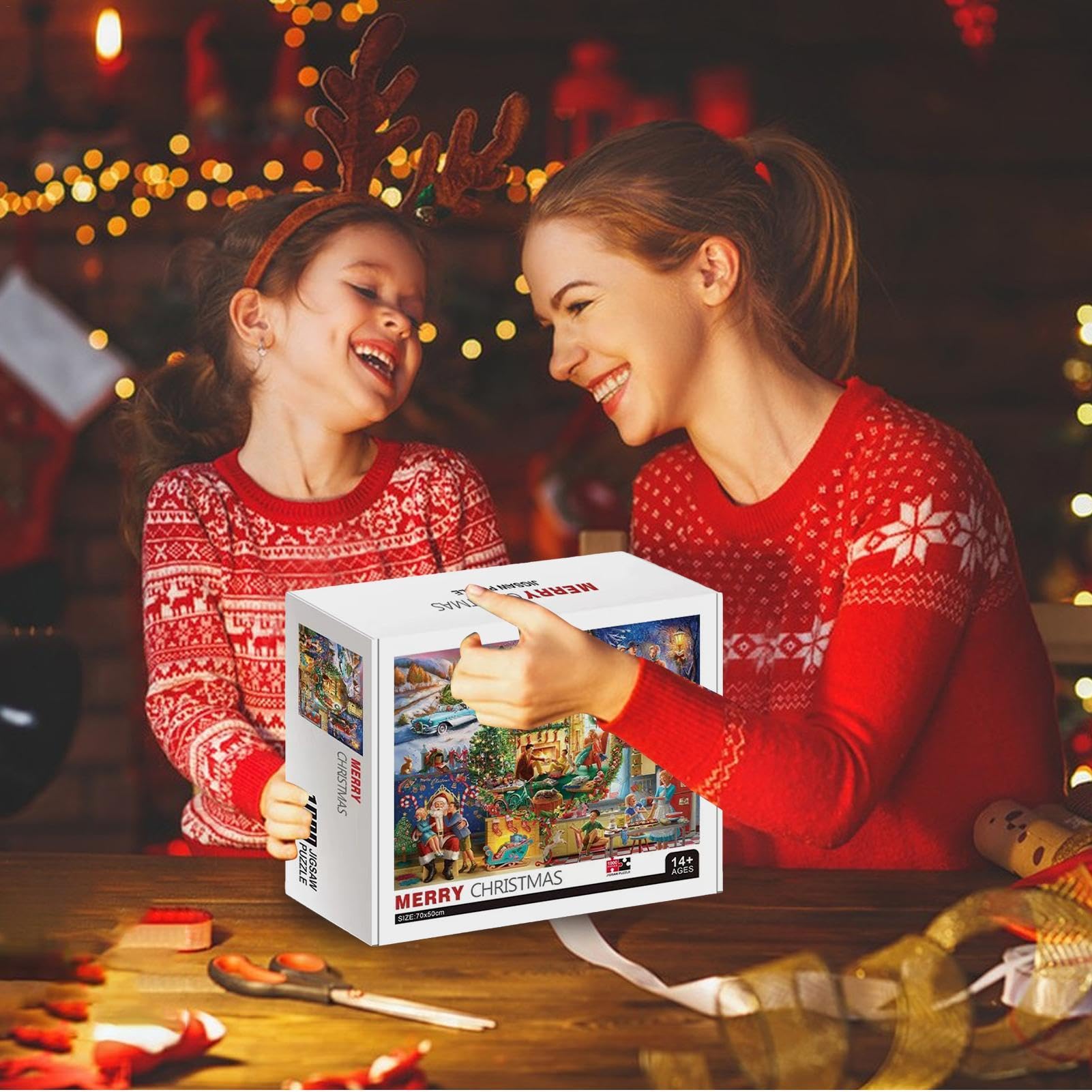 Calendrier De L’Avent Puzzle 2024 – 24 Boîtes, 1008 Pièces – Arbre De Noël – Décoration Et Compte à Rebours