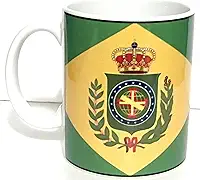 Caneca da bandeira do Brasil Império