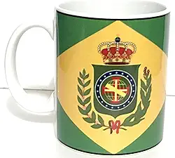 Caneca da bandeira do Brasil Império