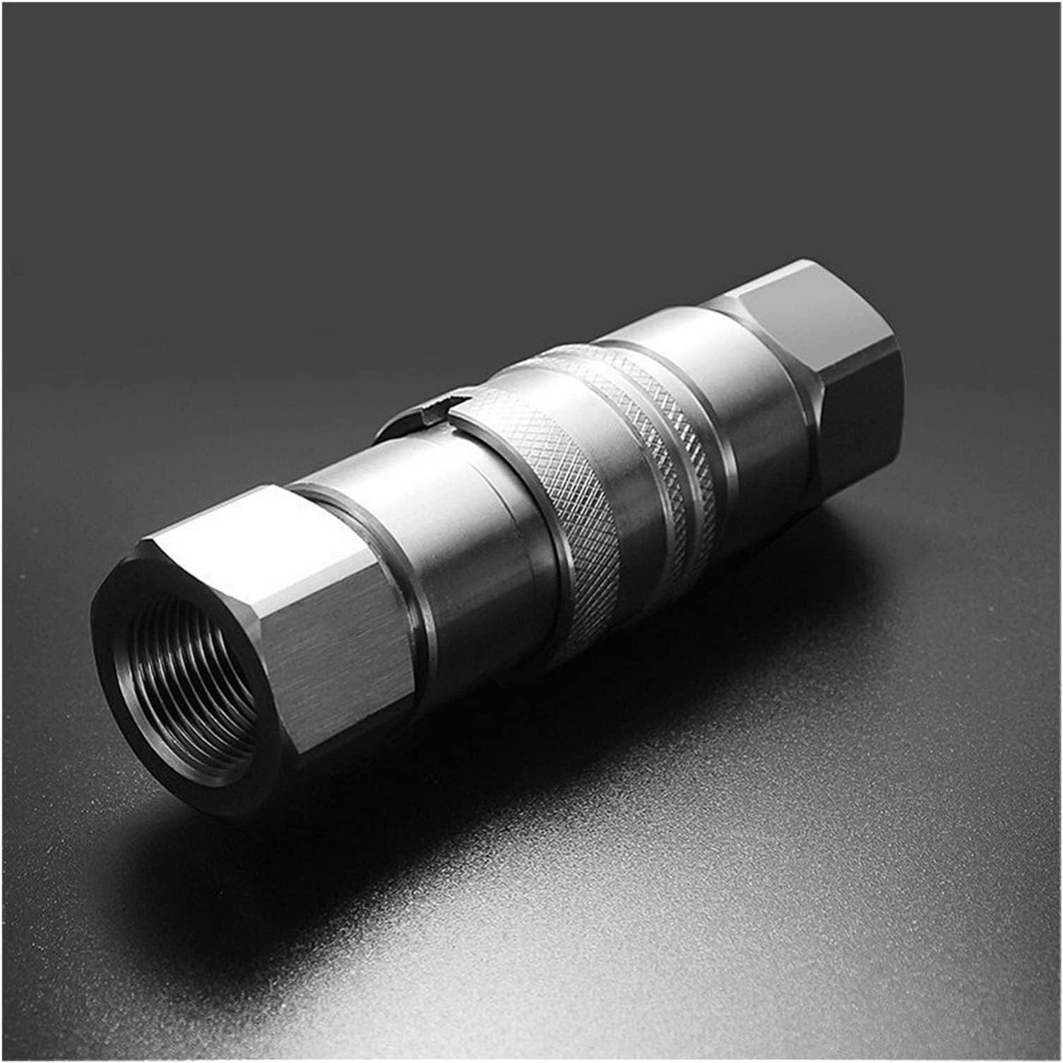 1/4 3/8 1/2 3/4 1 BSP/NPT Thread Flat Face High Flow Quick Connect Hydraulic Couplings/Couplers Peneumatic Carbon Steel 1 Set service (Size : BSP, Thread Specification : 1/4")