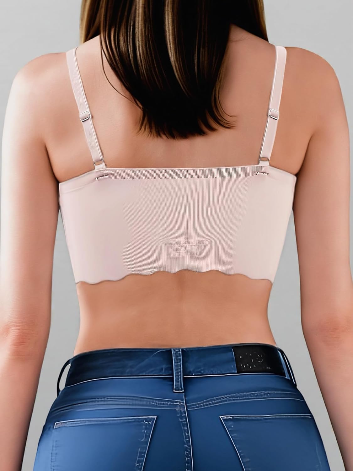 3pcs Set Wireless Bras for Women Padded Breathable Full Coverage Support Women's Bras with Adjustable Straps - Image 3