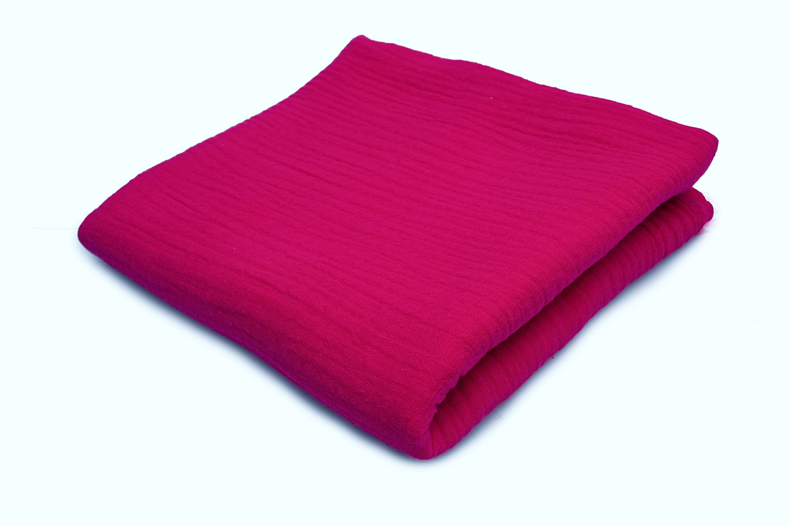 Cotton Muslin Double Gauze 50 x 130 cm (Fuchsia)