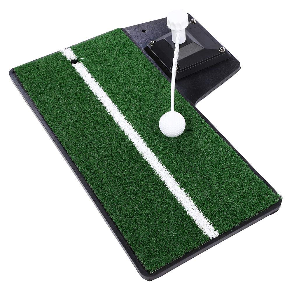 Colchoneta de, Herramienta de Entrenamiento para Swing de Madera e Hierro, Putting Mat al Aire e Interior, Accesorio para Práctica de con Diseño Realista
