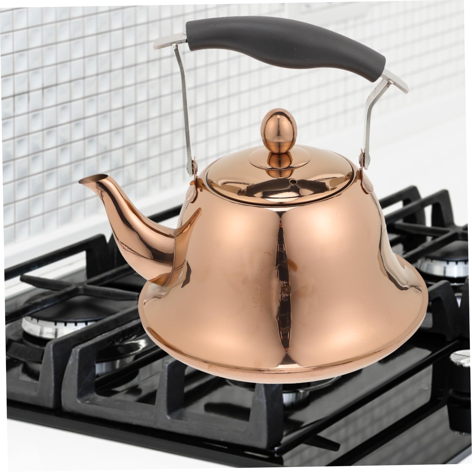 Teiera con fischio Bollitore Teiere Bottiglia d'acqua in acciaio inossidabile Fornello Teiere Teteras para Hervir Caffettiera con fischio in acciaio inossidabile Pentola d'acqua per uso domestico M