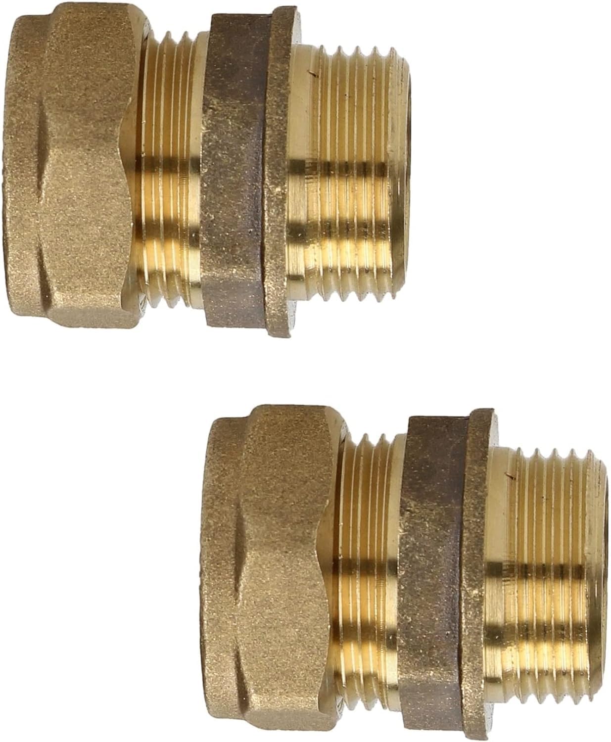 22 Mm, Raccordo A Compressione In Ottone – Confezione Da 2 - Foto 6