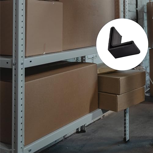 Miniatura 3 de METALLIXITY Almohadillas angulares de hierro para muebles (1.496in1.5 pulgadas), 4 piezas, fundas de goma en forma de L, para muebles, pies,