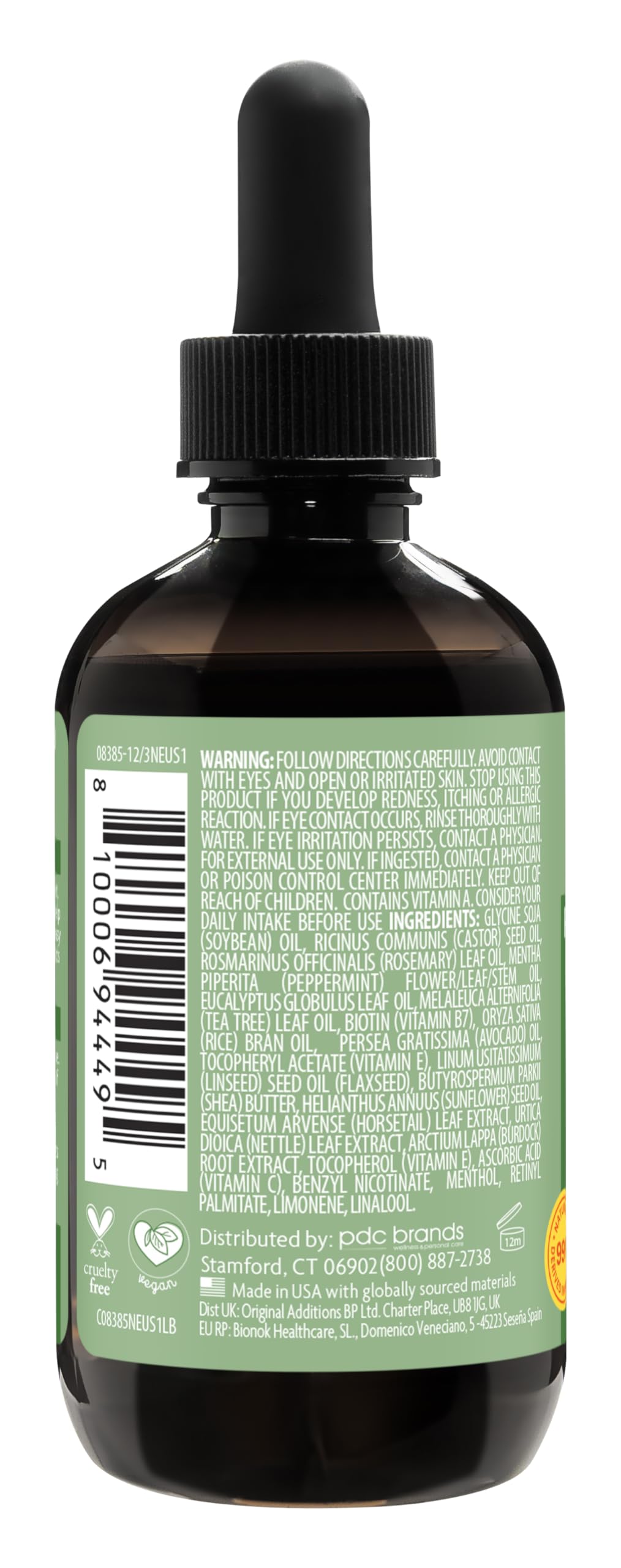 CANTU Strengthening Biotin-Infused Hair & Scalp Oil with Rosemary and Mint 95ml (Packaging may vary), Orange, 95 ml (Pack of 1) - Image 4
