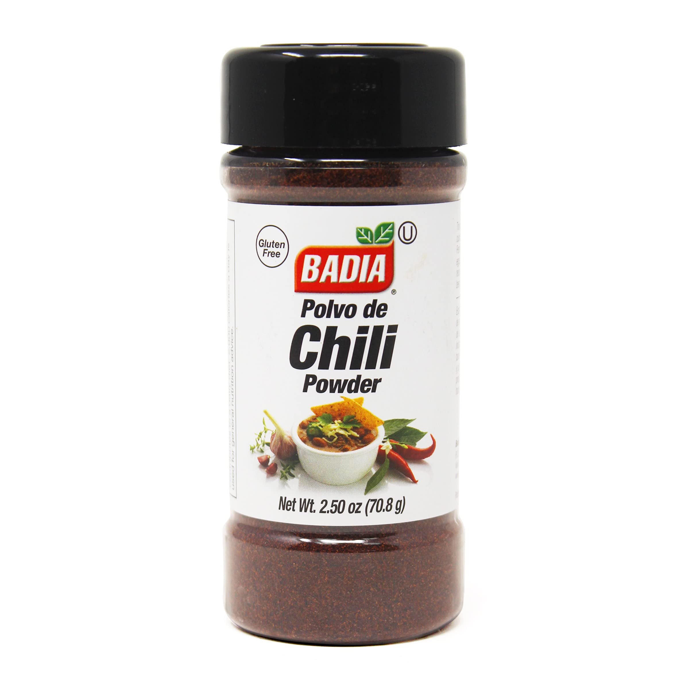 Badia Chili Powder, 2.5 oz – Bold and Smoky Blend with Mild Heat – Ideal for Tacos, Chili, Soups & Rubs