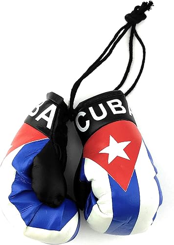 Mini guantes de boxeo para espejo de coche, Cuba