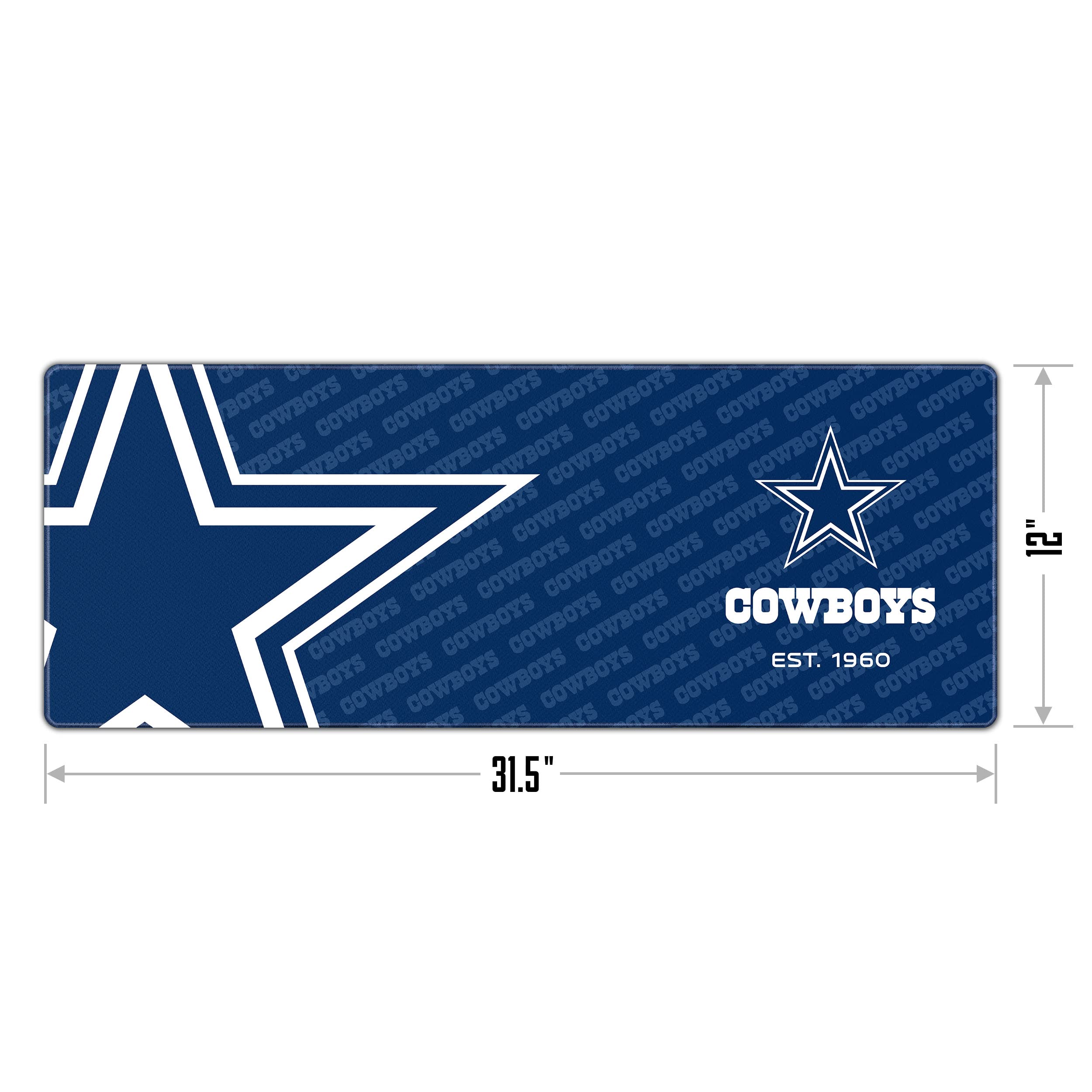 YouTheFan NFL Dallas Cowboys Logo Series Desk Pad SMU