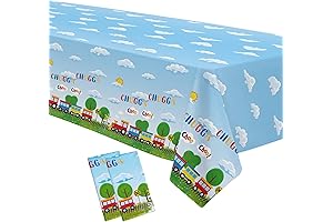 Affordable Train Theme Party Tablecloth for Joyful Celebrations