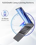 Ordinateur portable, 12 Go RAM, 256 Go SSD, ordinateurs portables avec Pentium 6500Y (jusqu'à 3,4 GHz), écran 14 pouces FHD IPS, USB 3.2, USB C, ordinateur portable léger pour le travail, l'école, le multitâche et les voyages