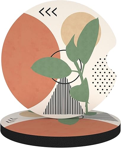 Miniatura 32 de Portavasos para automóvil, paquete de 2 posavasos universales antideslizantes con una muesca para el dedo, tapete para la mayoría de interiores