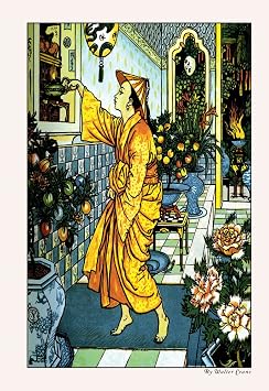 Artsy Canvas Aladdin - Aladdin Secures The Lamp 32" x 48" Fabric Wall Sticker