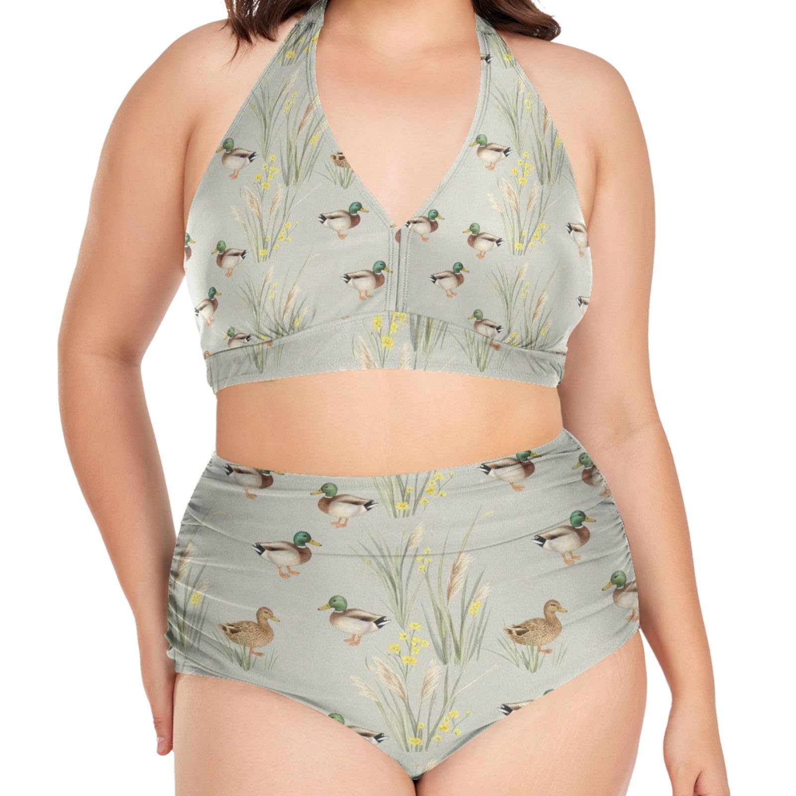 FRODOTGV Stroje kąpielowe damskie plus size L-4XL