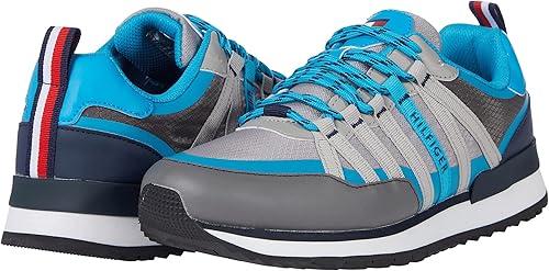 Miniatura 2 de Tommy Hilfiger Tenis Antrow para hombre Azul oscuro, Gris oscuro, Gris claro/azul